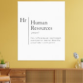 HR Definition-Wörterbuch Leinwanddruck (Insitu (Wohnzimmer))
