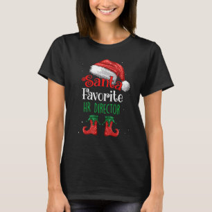 Hr Direktor Santa Favorite Claus Weihnachten Funny T-Shirt