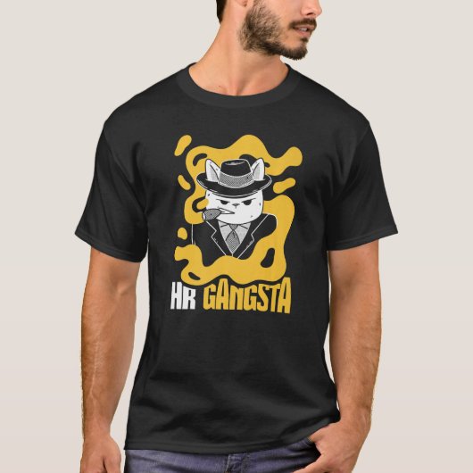 HR Gangsta Costume  Human Resource T-Shirt (Vorderseite)