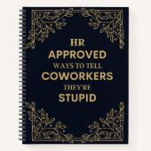 HR genehmigte Methoden, um Mitarbeitern zu sagen, Notizblock (Vorderseite)