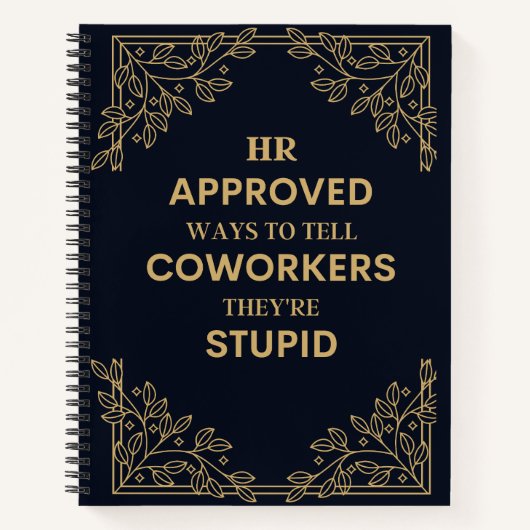 HR genehmigte Methoden, um Mitarbeitern zu sagen, Notizblock (Vorderseite)