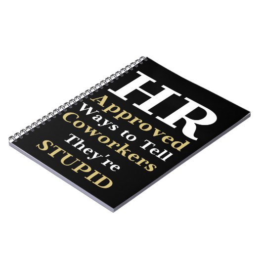 HR genehmigte Methoden, um Mitarbeitern zu sagen, Notizblock (Linke Seite)