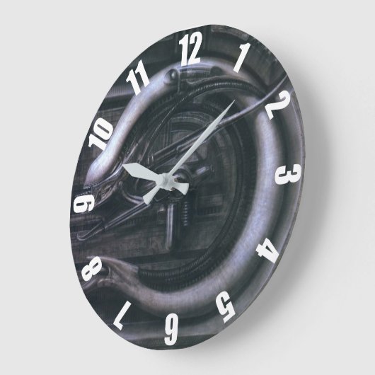 HR Giger: Alien Monster Große Wanduhr (Winkel)