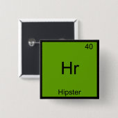 Hr - Hipster Funny Element Meme Chemistry T - Shir Button (Vorne & Hinten)