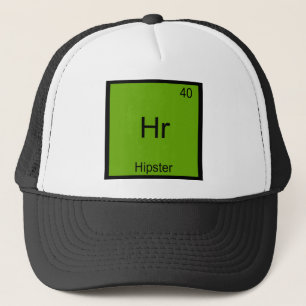 Hr - Hipster lustiges Element Meme Chemie T-Shirt Truckerkappe
