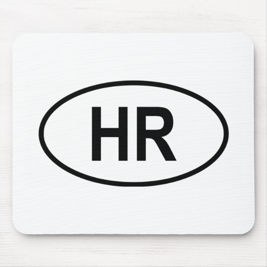 "HR" Kroatien Mousepad (Vorne)