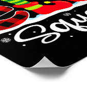 Hr Manager Elf Squad Christmas Recruiter Matching  Poster (Ecke)