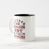 HR Manager nicht mehr mein Problem Zweifarbige Tasse (Vorderseite Links)