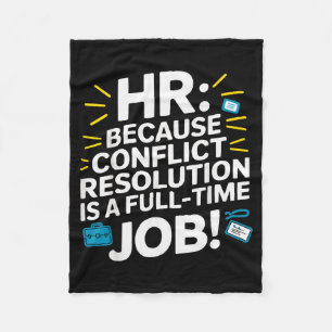 HR-Manager Personalwesen Mitarbeiter Arbeitsplatz- Fleecedecke