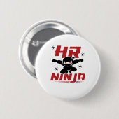 HR Ninja Human Resources Button (Vorne & Hinten)