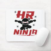 HR Ninja Human Resources Mousepad (Mit Mouse)