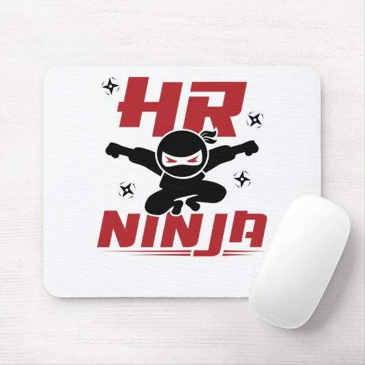 HR Ninja Human Resources Mousepad (Mit Mouse)