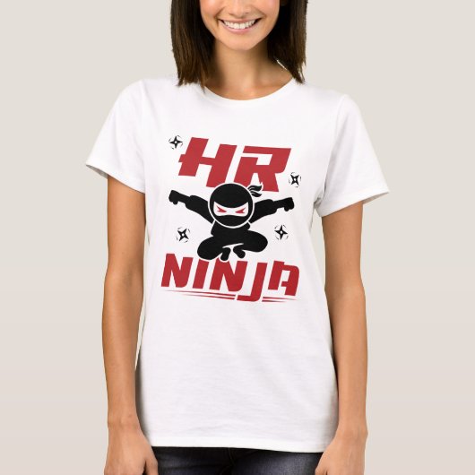 HR Ninja Human Resources T-Shirt (Vorderseite)