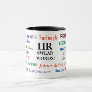 HR Personalwesen Schimpfwörter Lustige Pet Peeves Tasse