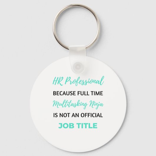 HR Professional Beursache Full Time Multitasking 2 Schlüsselanhänger (Vorderseite)