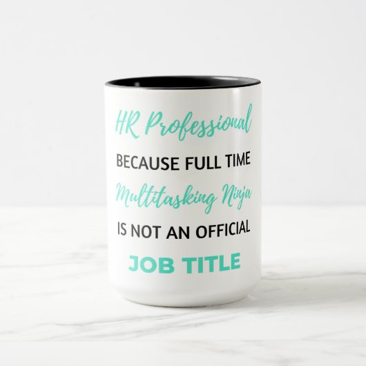 HR Professional Beursache Full Time Multitasking 2 Tasse (Zentrum)