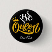 HR Queen Human Resources Women Button (Vorderseite)