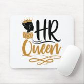 HR Queen Human Resources Women Mousepad (Mit Mouse)