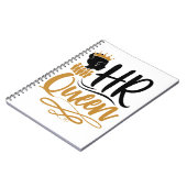 HR Queen Human Resources Women Notizblock (Linke Seite)