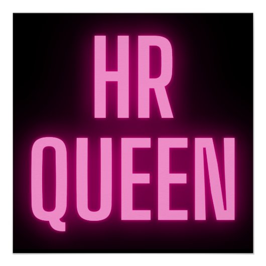 HR Queen 👸 🏻 👑 Poster (Vorderseite)