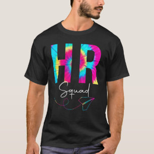 Hr Squad Gefärbte Krawatte zurück zur schulischen  T-Shirt