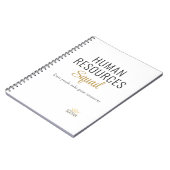 HR-Team – Personalisiertes Notizbuch Notizblock (Linke Seite)