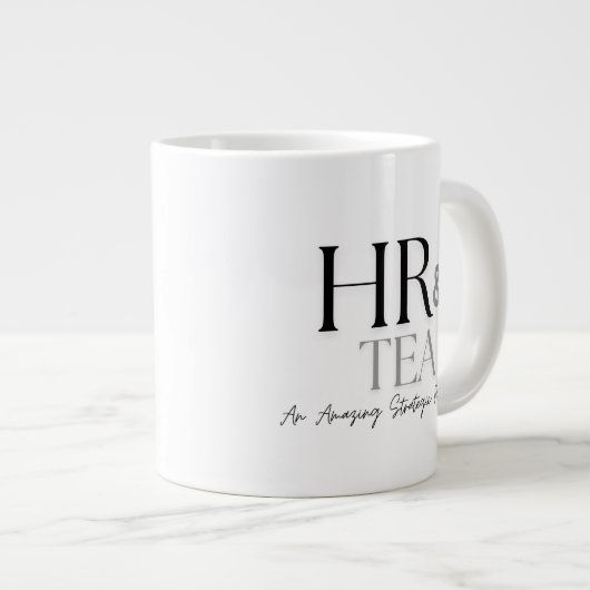 HR & Tee-Tasse Jumbo-Tasse (Vorderseite Rechts)