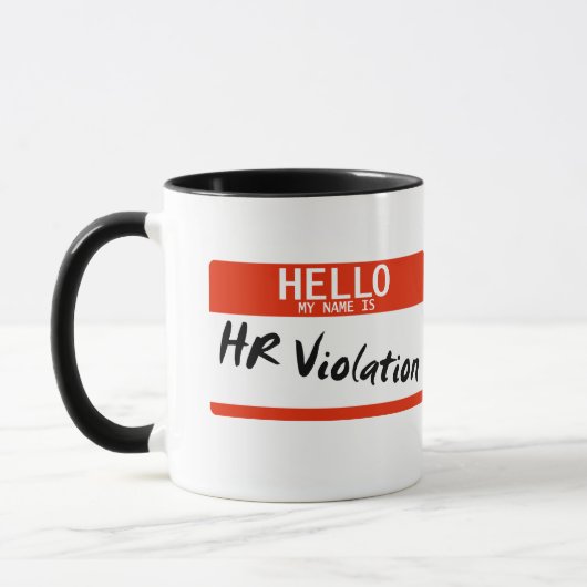 HR-Verletzung Tasse (Links)