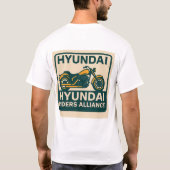 HRA - Cruiser Bike Style 2 (Two Sides) T-Shirt (Rückseite)