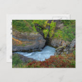 Hraunfossar I Postkarte (Vorne/Hinten)