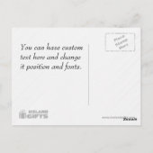 Hraunfossar I Postkarte (Rückseite)