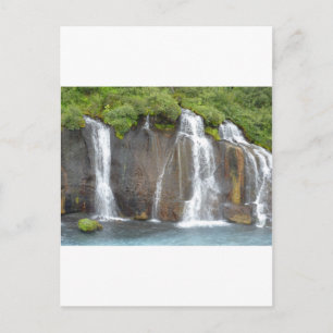 Hraunfossar Postkarte