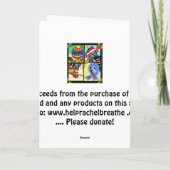 HRB EDS Zebra-Karte Feiertagskarte (Rückseite)