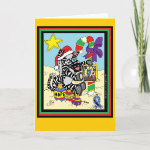 HRB EDS Zebra-Karte Feiertagskarte