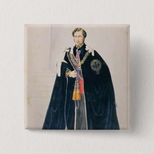 HRH Albert Edward, Prinz von Wales Button (Vorderseite)