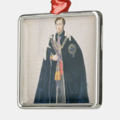HRH Albert Edward, Prinz von Wales Silbernes Ornament (Links)