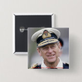 HRH Der Prinz Philip, Herzog von Edinburgh Button (Vorne & Hinten)
