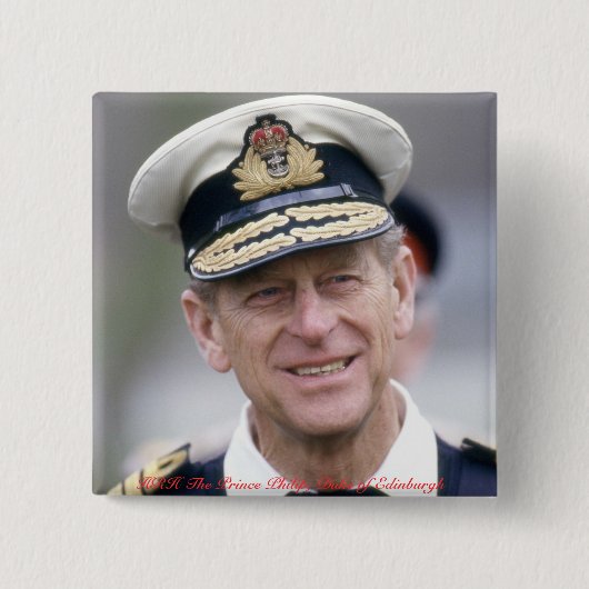 HRH Der Prinz Philip, Herzog von Edinburgh Button (Vorderseite)