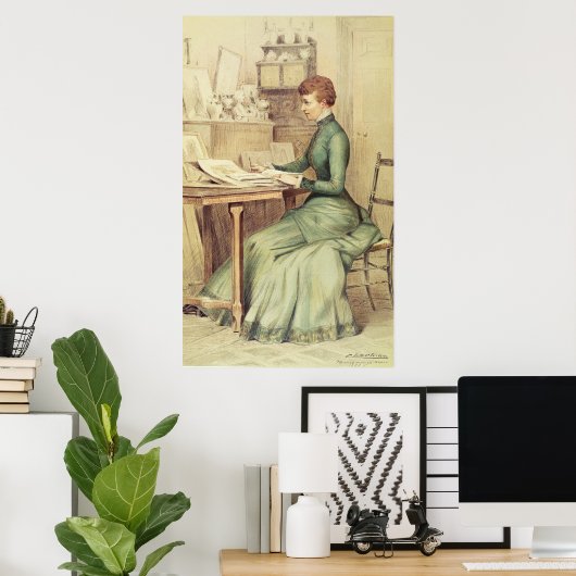 HRH Die Prinzessin von Wales Poster (Heimbüro)