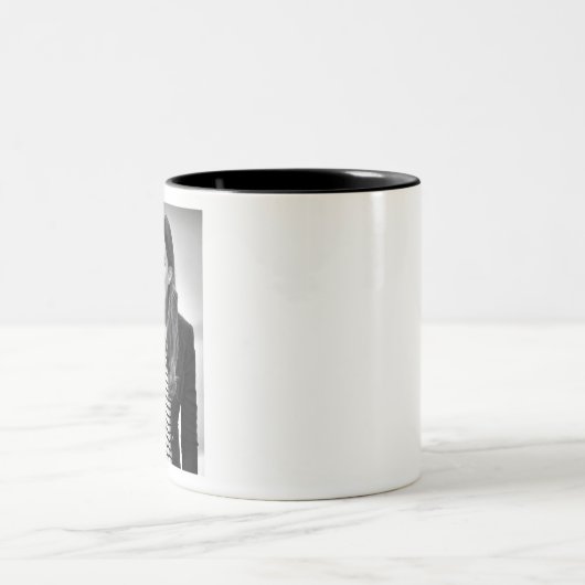 HRH Duchess of Cambridge London 2013 Zweifarbige Tasse (Mittel)