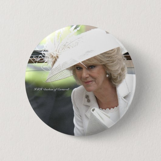 HRH Duchess of Cornwall Button (Vorderseite)