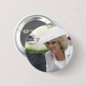 HRH Duchess of Cornwall Button (Vorne & Hinten)