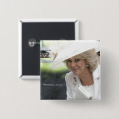 HRH Duchess of Cornwall Button (Vorne & Hinten)