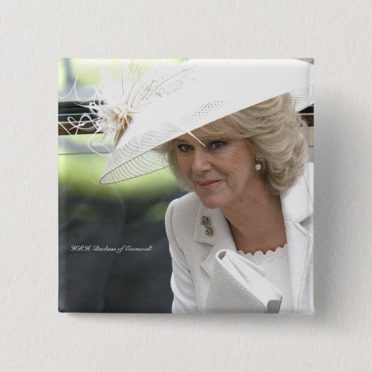 HRH Duchess of Cornwall Button (Vorderseite)