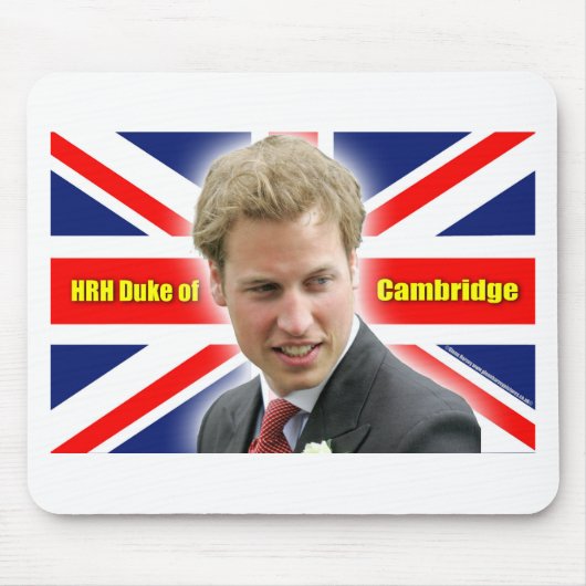 HRH Herzog von Cambridge - Atemberaubend! Mousepad (Vorne)