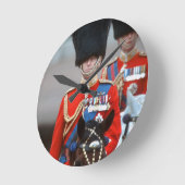 HRH Herzog von Edinburgh Runde Wanduhr (Winkel)