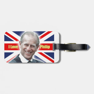 HRH Herzog von Einburgh - I Liebe Philip Gepäckanhänger