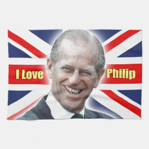 HRH Herzog von Einburgh - i-Liebe Philip Küchentuch