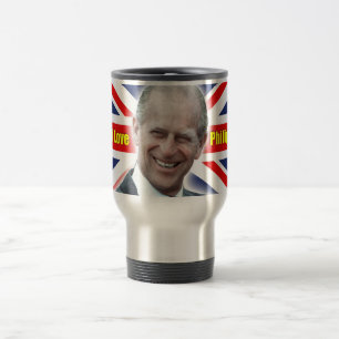 HRH Herzog von Einburgh - I Liebe Philip Reisebecher