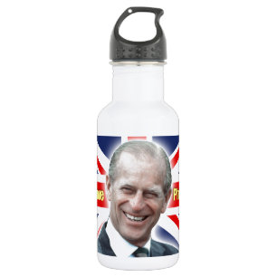 HRH Herzog von Einburgh - I Liebe Philip Trinkflasche